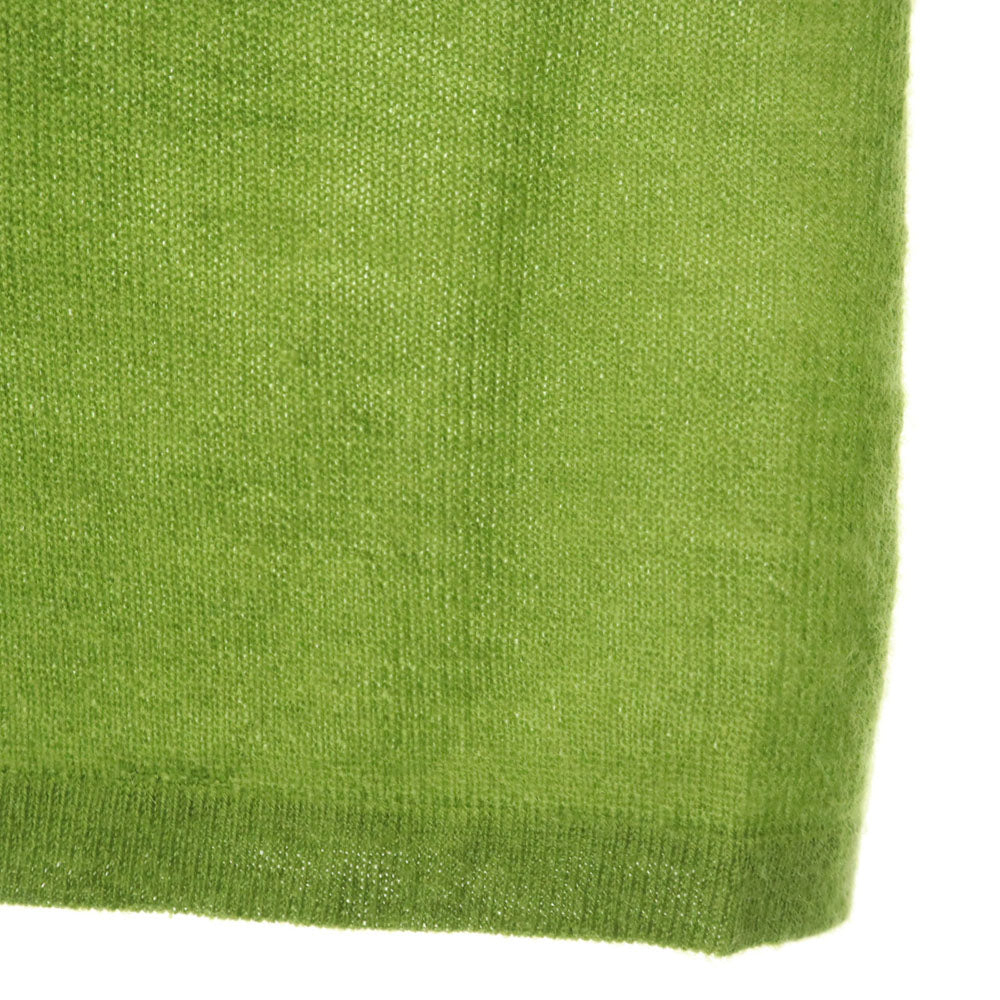 HERMES エルメス イタリア製 カシミヤブレンド 長袖 セーター M ライトグリーン レディース