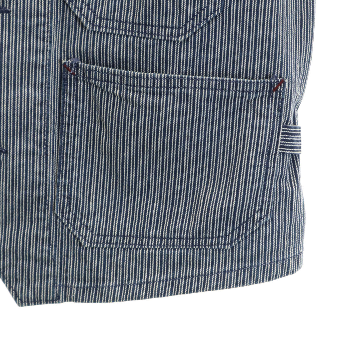 Trophy Clothing トロフィークロージング 日本製 ヒッコリーストライプ カバーオール 36 インディゴ メンズ