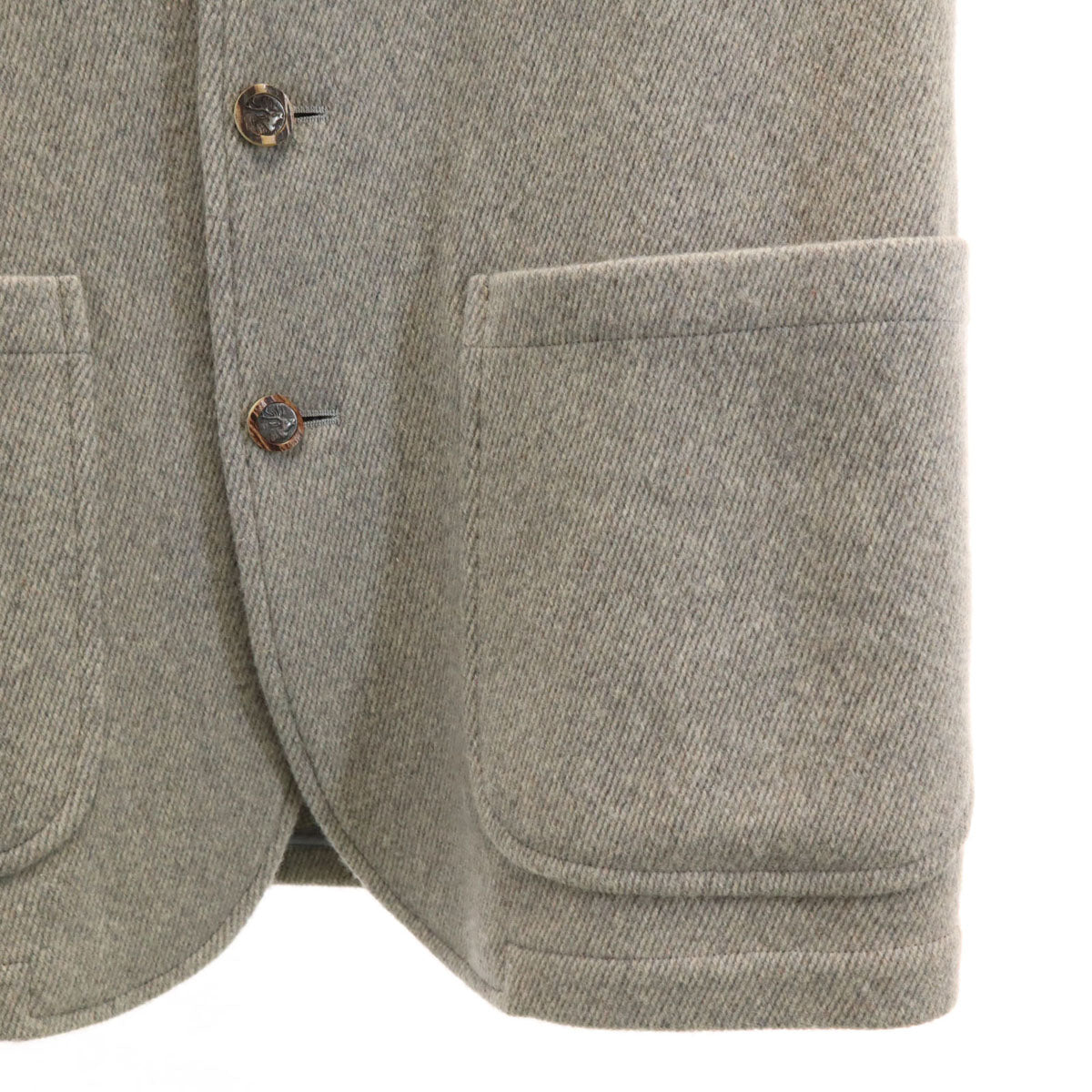 Paul Smith ポールスミス 日本製 ウールブレンド テーラードジャケット M ライトグレー メンズ