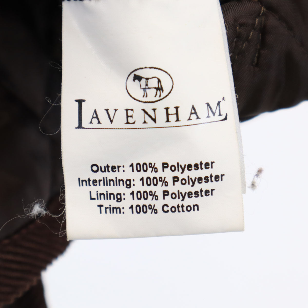 LAVENHAM ラベンハム イングランド製 フード付き キルティングジャケット 6 ブラウン レディース