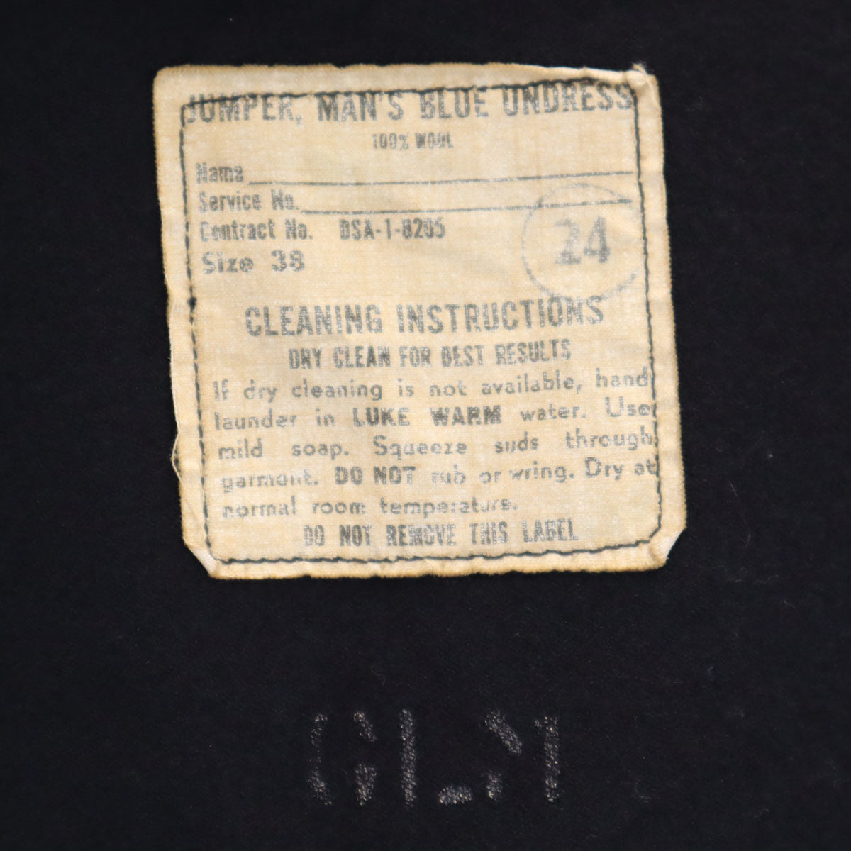 US NAVY アメリカ海軍 60s ヴィンテージ DSA セーラー ジャケット 36 ネイビー メンズ