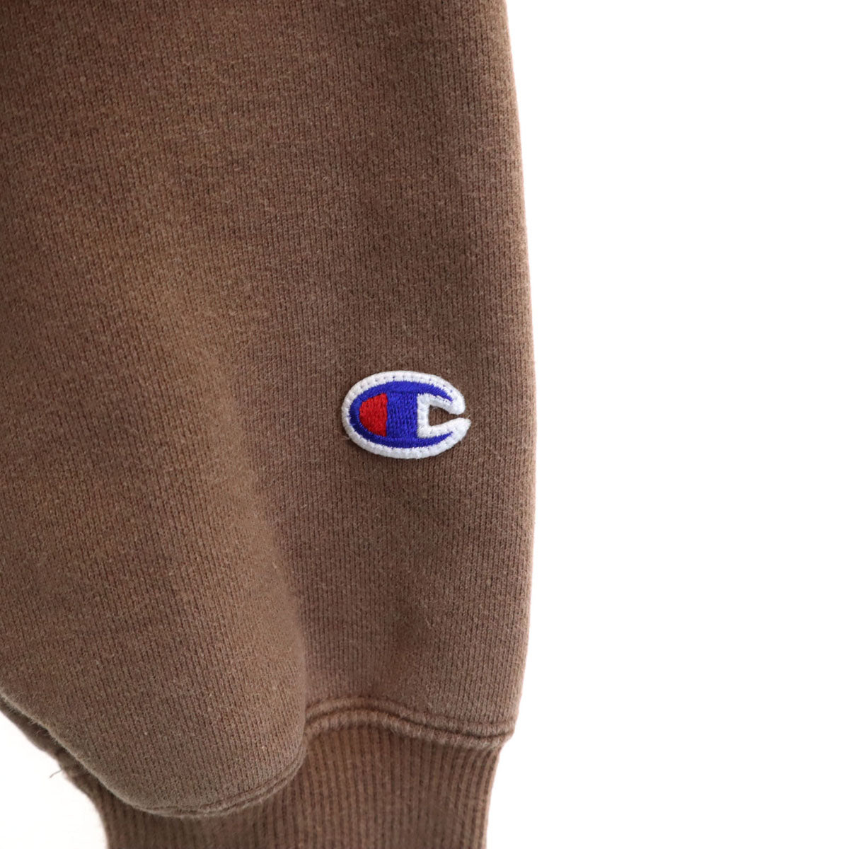 X-girl エックスガール Champion チャンピオン別注 長袖 スウェットパーカー 2 ブラウン 裏起毛 レディース