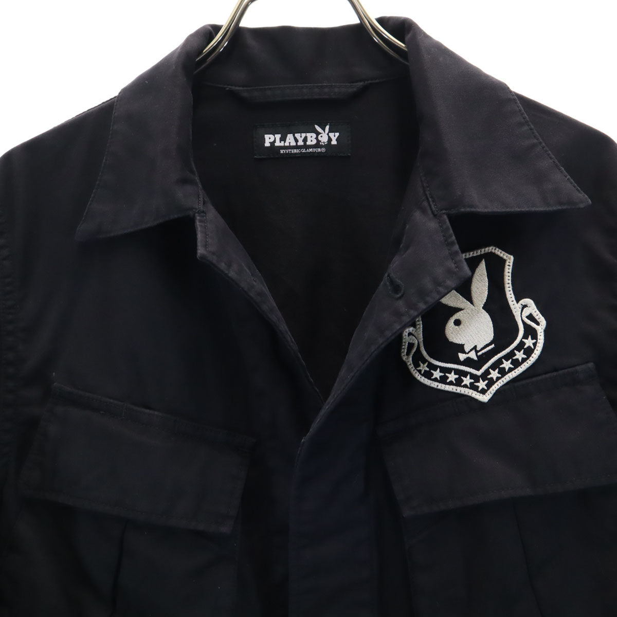 PLAYBOY HYSTERIC GLAMOUR プレイボーイ ヒステリックグラマー 日本製 ジャケット S ブラック メンズ
