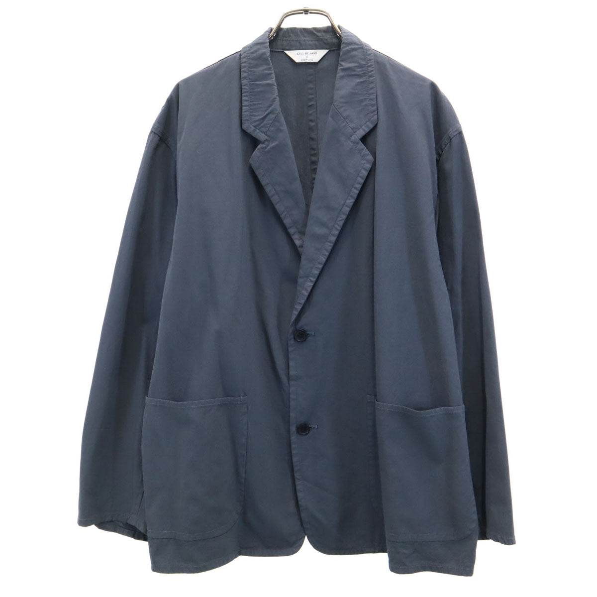 STILL BY HAND スティルバイハンド 日本製 テーラードジャケット 46 ブルー系 メンズ