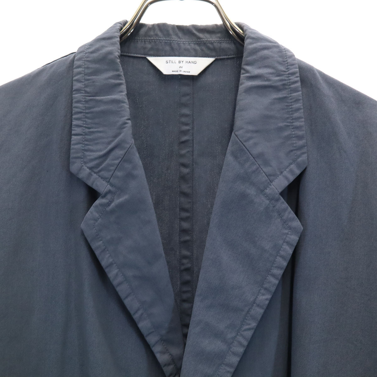 STILL BY HAND スティルバイハンド 日本製 テーラードジャケット 46 ブルー系 メンズ