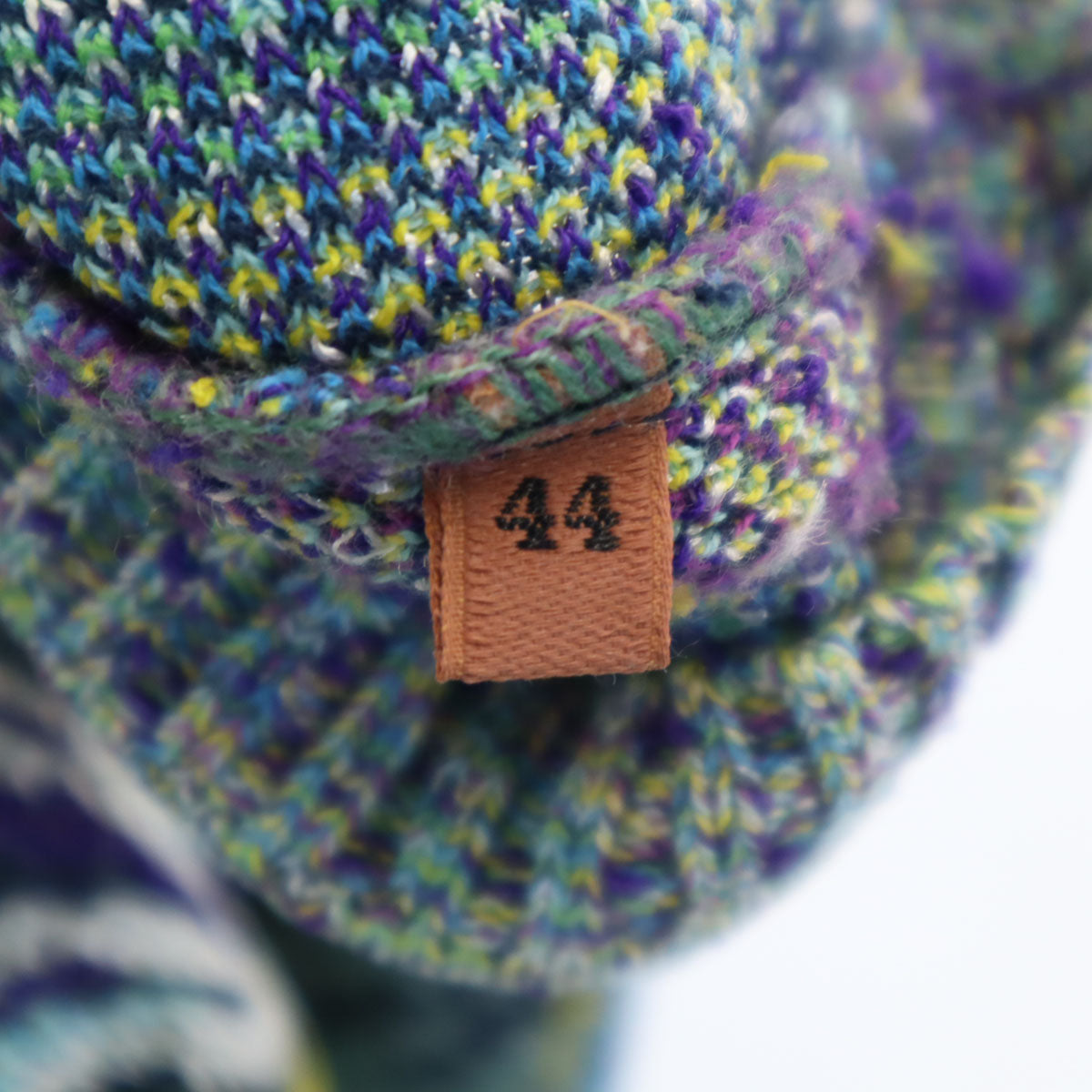 Missoni ミッソーニ 長袖 Vネック カーディガン 44 パープル系 レディース