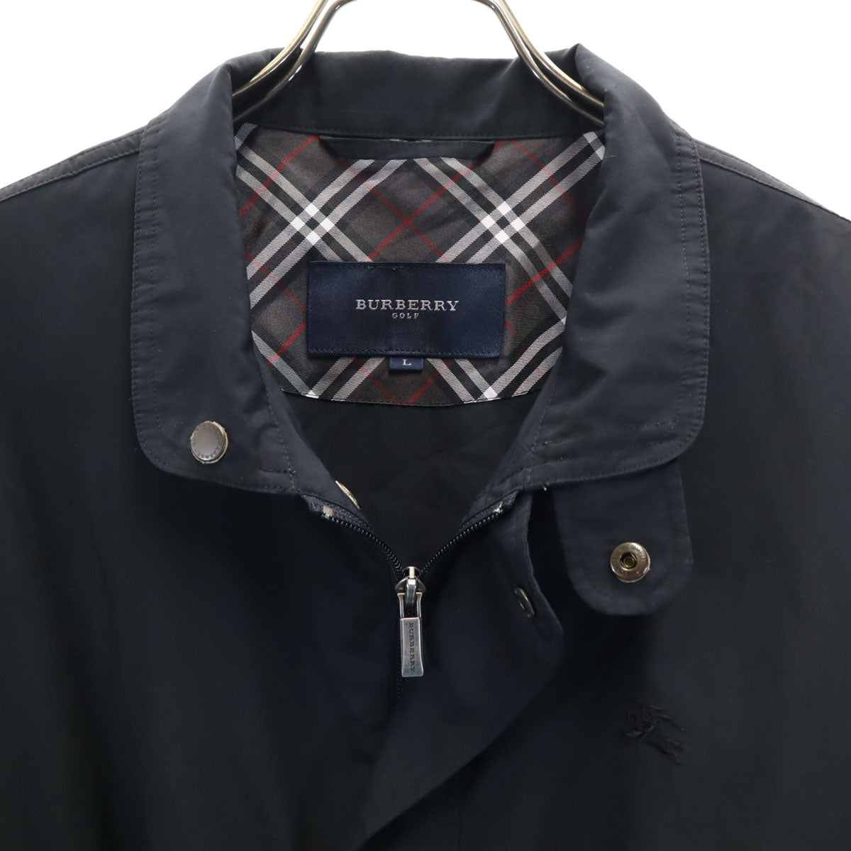BURBERRY GOLF バーバリーゴルフ ゴルフ ジャケット L ブラック メンズ