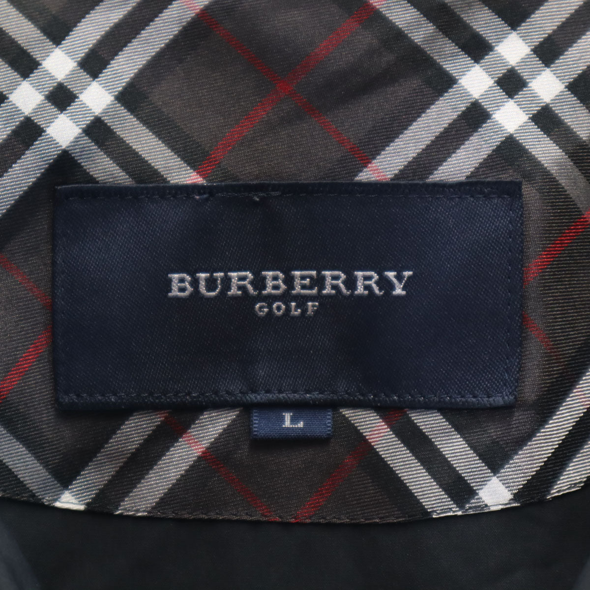 BURBERRY GOLF バーバリーゴルフ ゴルフ ジャケット L ブラック メンズ