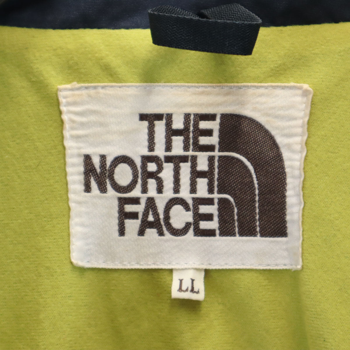 THE NORTH FACE ノースフェイス 日本製 ナイロンジャケット LL ネイビー アウトドア 裏トリコット メンズ