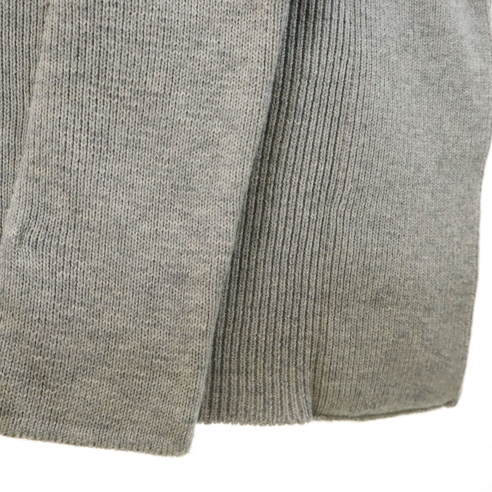 PLAIN PEOPLE プレインピープル ウールブレンド 長袖 ニット ポンチョ 9 グレー レディース