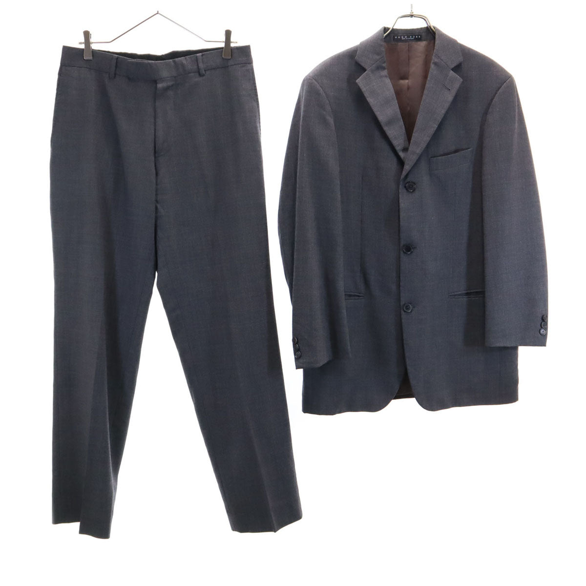 BOSS HUGO BOSS ボスヒューゴボス スーツ 上下セットアップ 38R チャコールグレー メンズ BOSS HUGO BOSS ボスヒューゴボス スーツ 上下 セットアップ 38R
