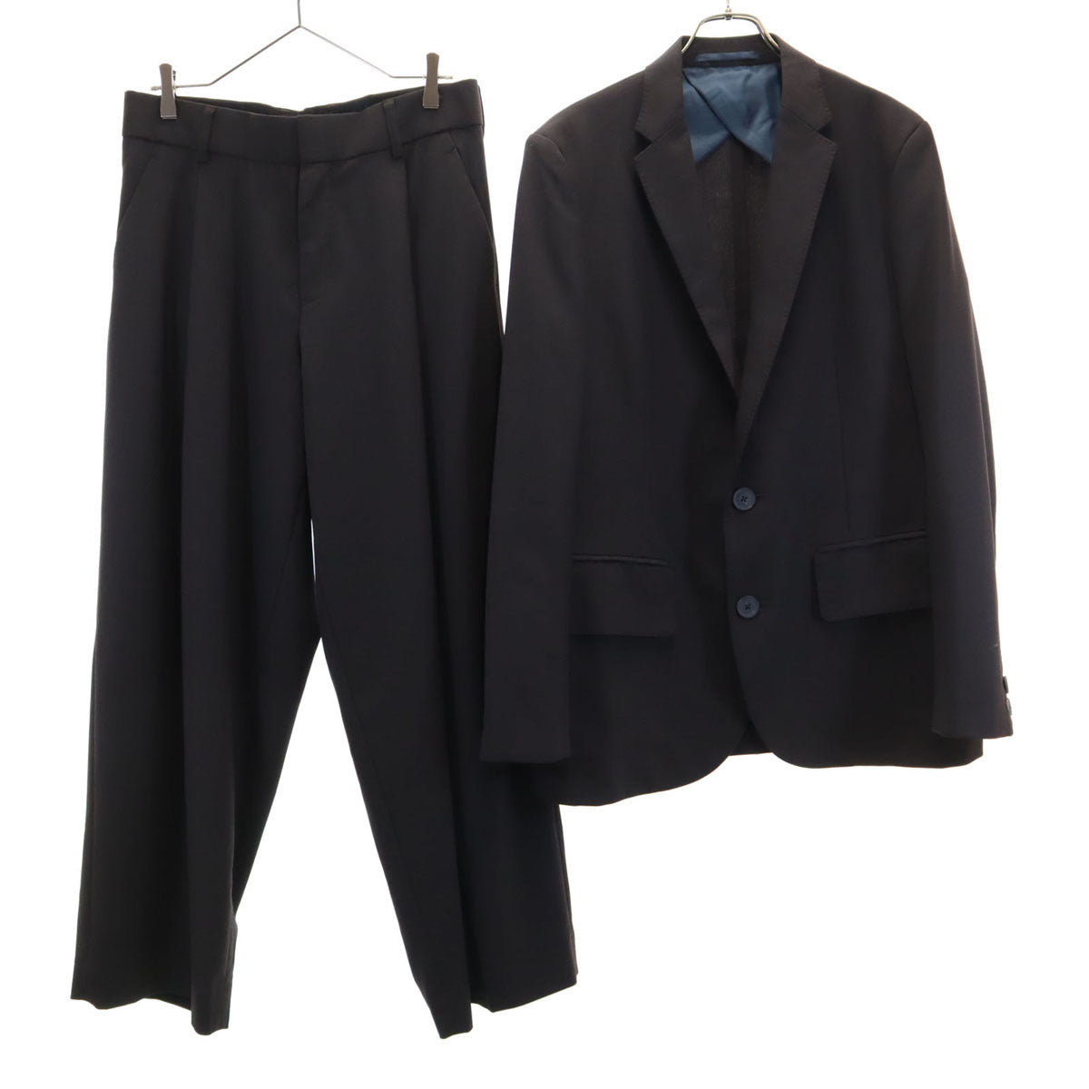 kolor カラー 日本製 スーツ 上下 セットアップ 1/2 ダークブラウン メンズ