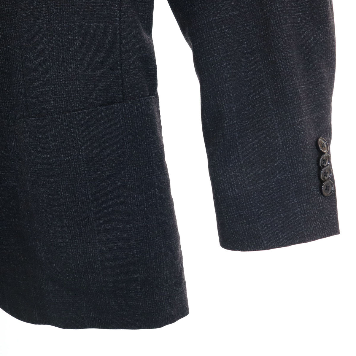 LARDINI ラルディーニ イタリア製 スーツ 上下 セットアップ 48 チャコールグレー メンズ