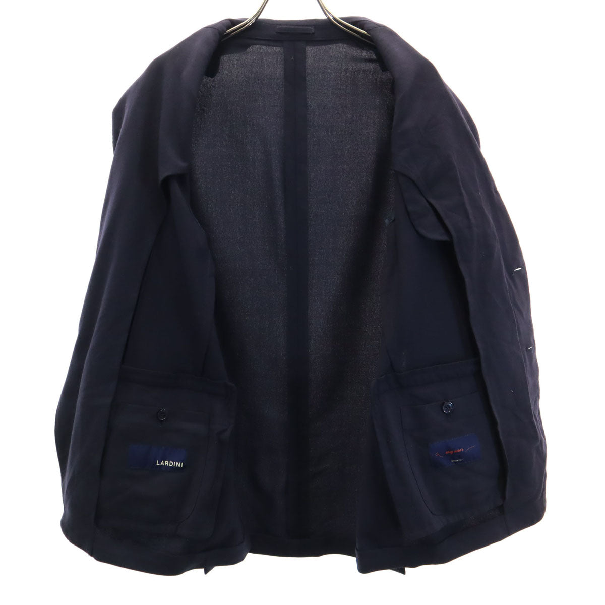 LARDINI ラルディーニ イタリア製 スーツ 上下 セットアップ 46 ネイビー メンズ