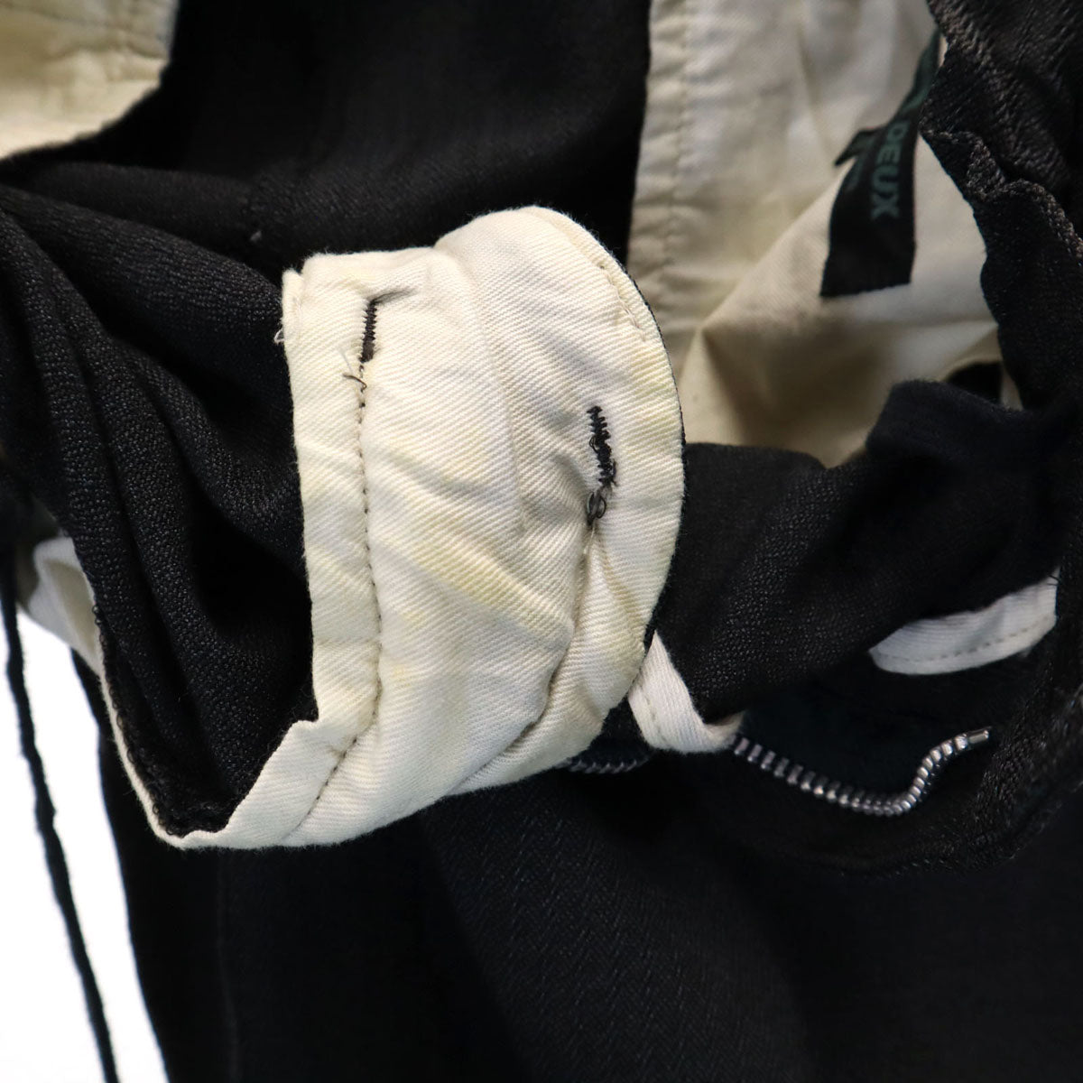 COMME des GARCONS HOMME DEUX コムデギャルソンオムドゥ 2016年 日本製 ストライプ柄 スーツ 上下 セットアップ S/XS チャコールグレー メンズ