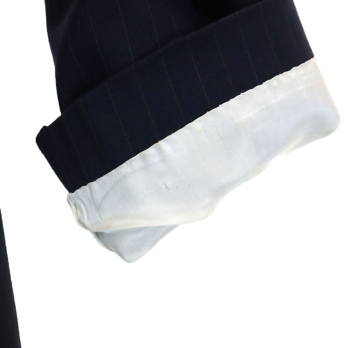 GIORGIO ARMANI ジョルジオアルマーニ 90s イタリア製 オールド ストライプ柄 スーツ 上下 セットアップ 52 ネイビー メンズ