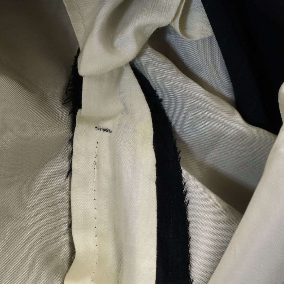 GIORGIO ARMANI ジョルジオアルマーニ 90s イタリア製 オールド ストライプ柄 スーツ 上下 セットアップ 52 ネイビー メンズ