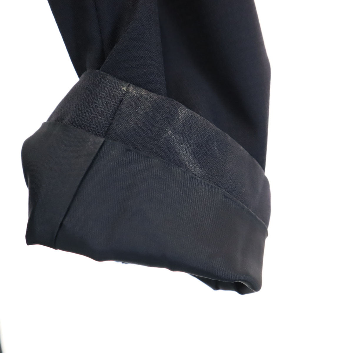 ARMANI COLLEZIONI アルマーニコレッツォーニ イタリア製 シャドーハウンドトゥース柄 スーツ 上下 セットアップ 44 ブラック 千鳥格子 メンズ