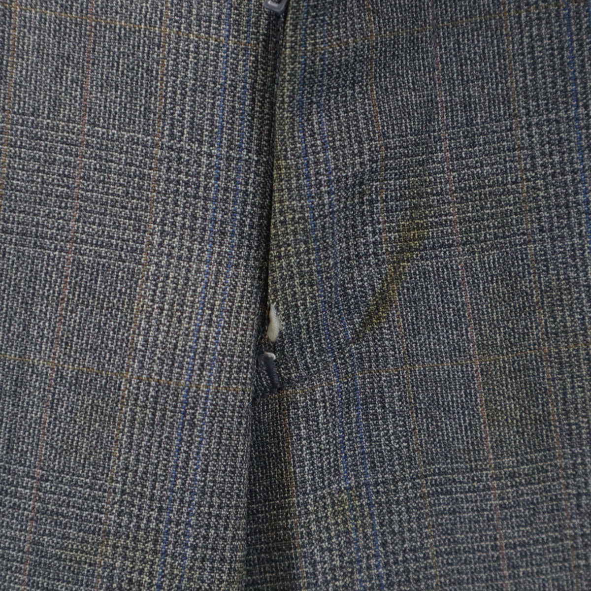 Burberrys バーバリーズ 90s 日本製 オールド チェック柄 スーツ 上下 セットアップ AB5 グレー 三陽商会 メンズ