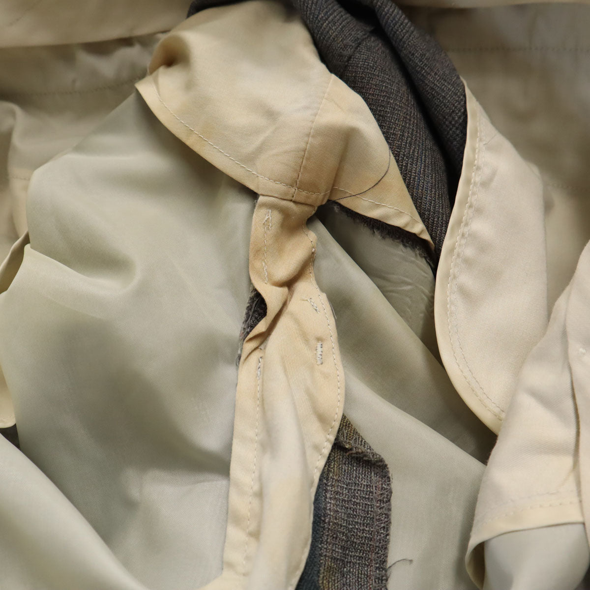 Burberrys バーバリーズ 90s 日本製 オールド チェック柄 スーツ 上下 セットアップ AB5 グレー 三陽商会 メンズ