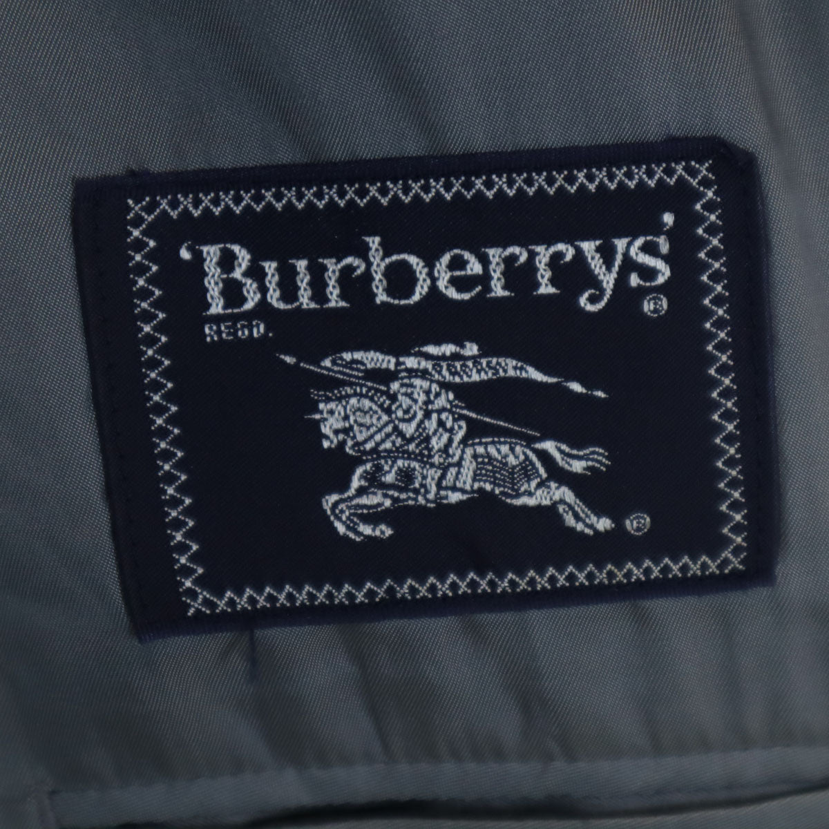Burberrys バーバリーズ 90s 日本製 オールド チェック柄 スーツ 上下 セットアップ AB5 グレー 三陽商会 メンズ