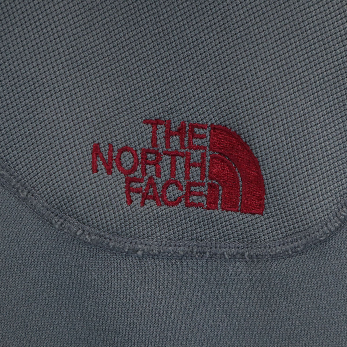 THE NORTH FACE ノースフェイス 長袖 ジップパーカー XL グレー AT40754 アウトドア 裏起毛 メンズ