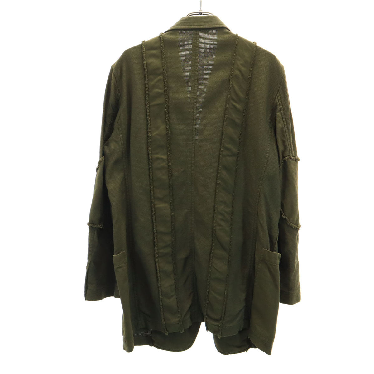 Paul Smith ポールスミス 日本製 リネンブレンド テーラードジャケット M カーキ エルボーパッチ メンズ