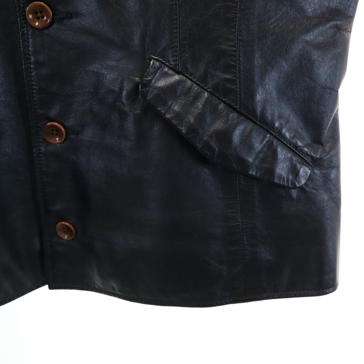 Paul Smith JEANS ポールスミスジーンズ レザージャケット M 黒 メンズ