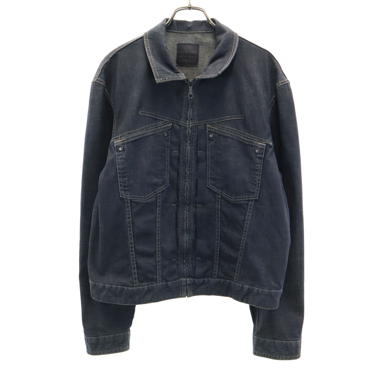 MARITHE + FRANCOIS GIRBAUD マリテフランソワジルボー デニムジャケット L ネイビー系 ジージャン メンズ
