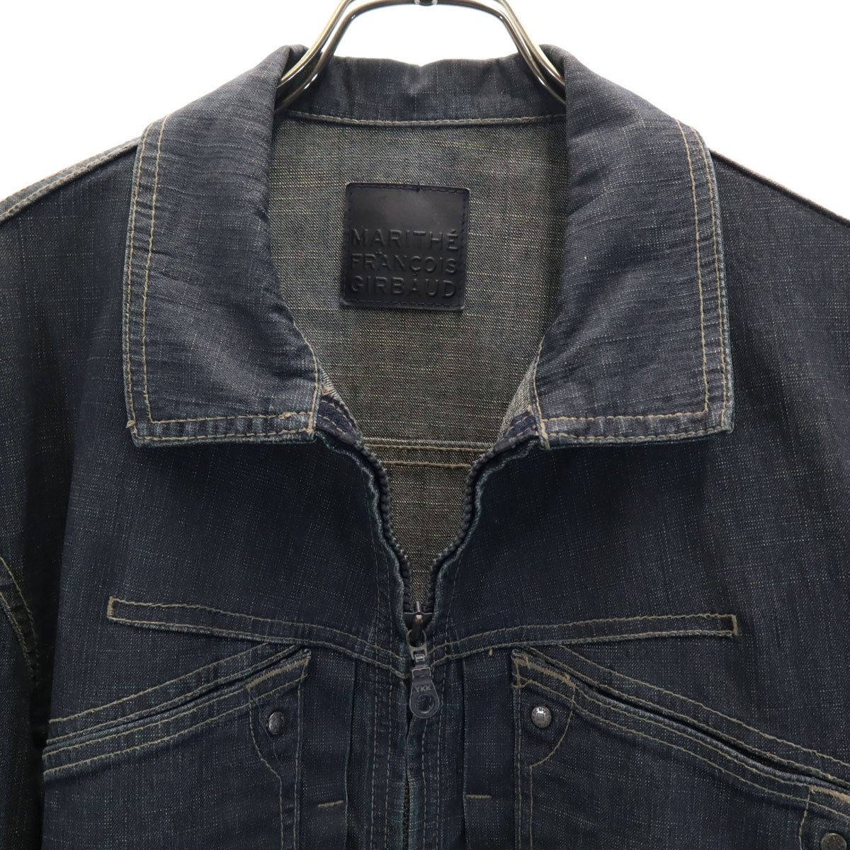 MARITHE + FRANCOIS GIRBAUD マリテフランソワジルボー デニムジャケット L ネイビー系 ジージャン メンズ