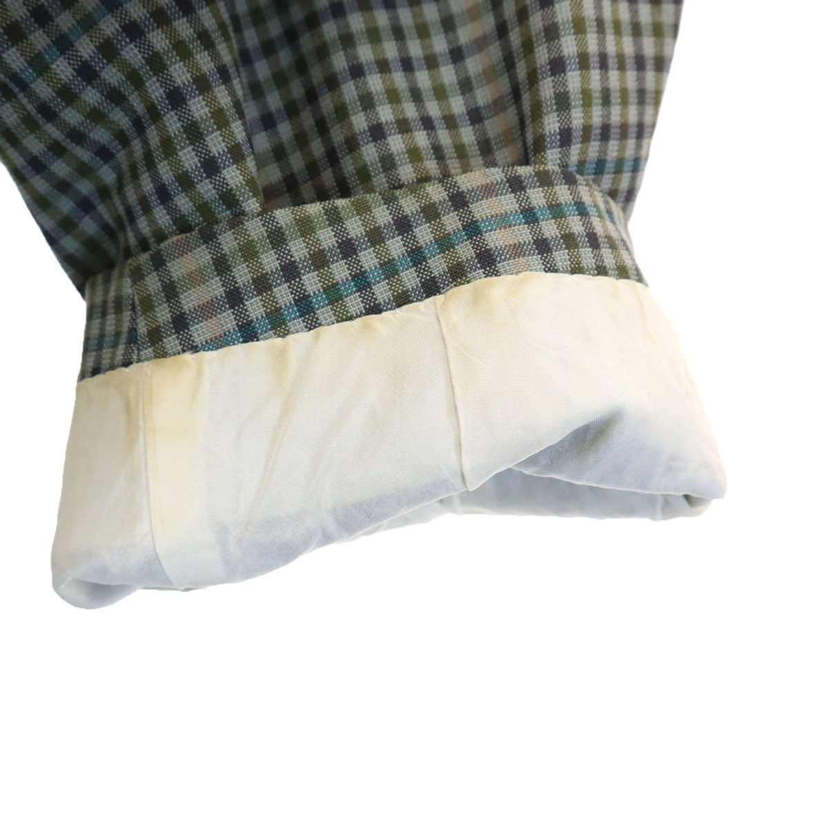 Burberrys バーバリーズ 90s シルクブレンド オールド チェック柄 テーラードジャケット BE5 グレー メンズ