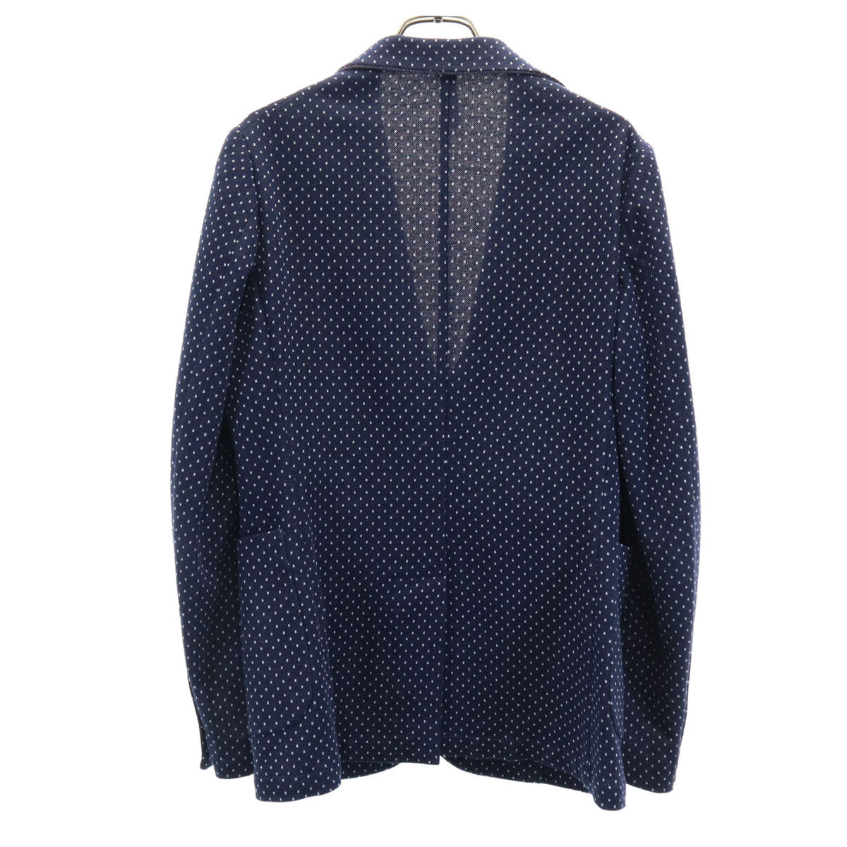 SSEINSE センス イタリア製 総柄 テーラードジャケット 44 ネイビー アンコン メンズ