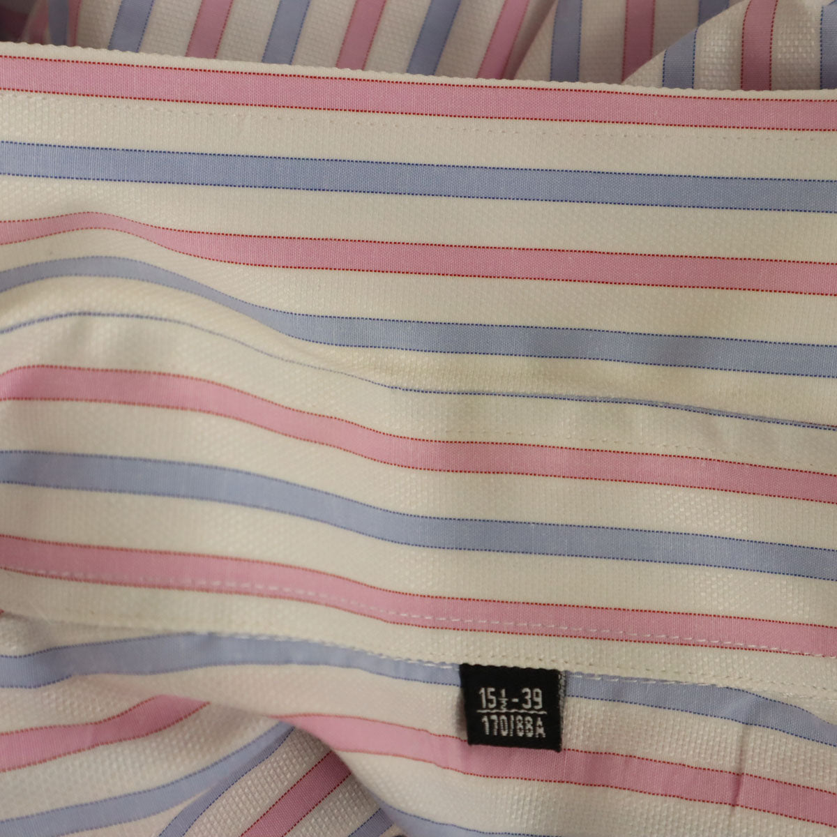 Paul Smith LONDON ポールスミスロンドン ストライプ柄 長袖 シャツ 39 ホワイト メンズ