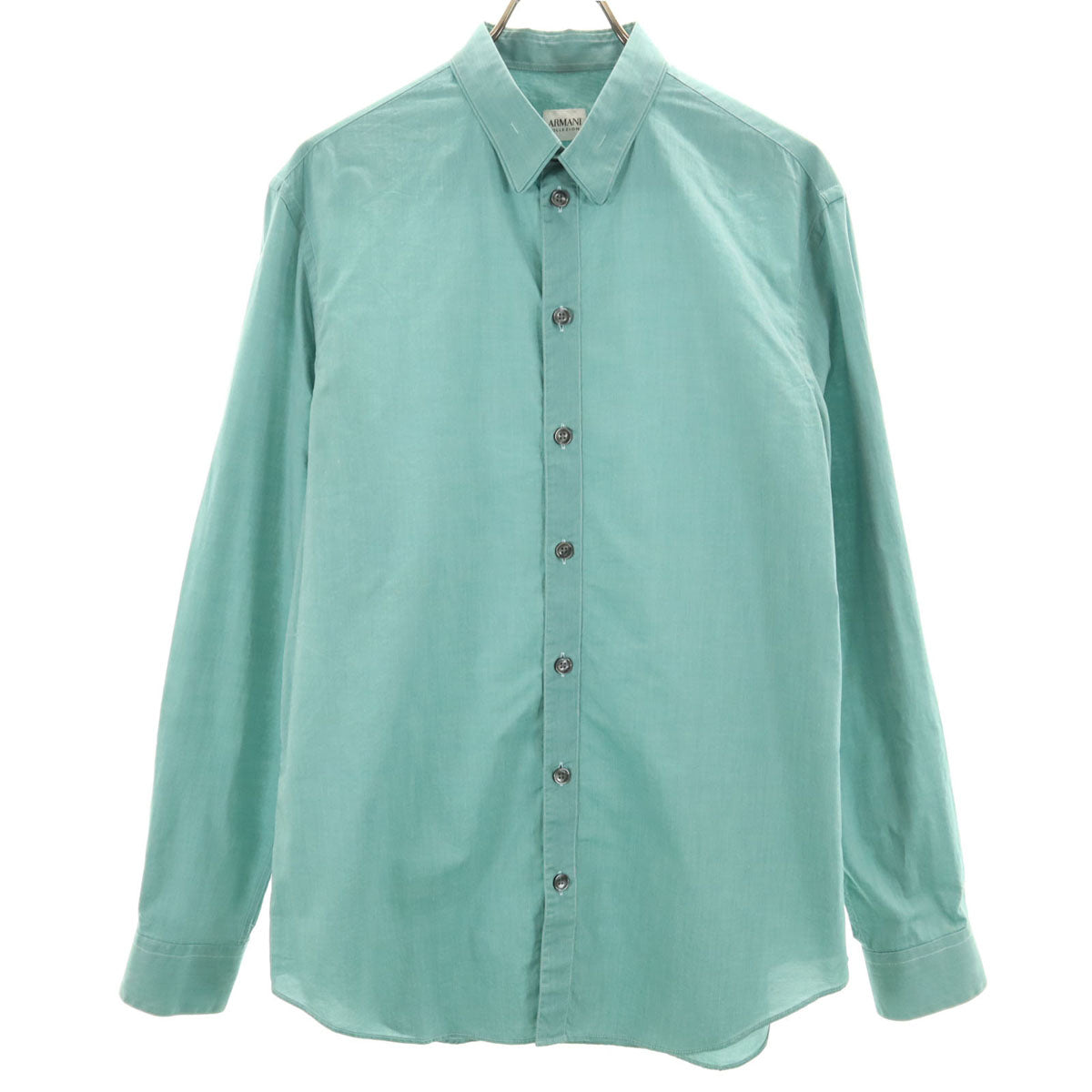 ARMANI COLLEZIONI アルマーニコレッツォーニ 長袖 シャツ M グリーン系 メンズ
