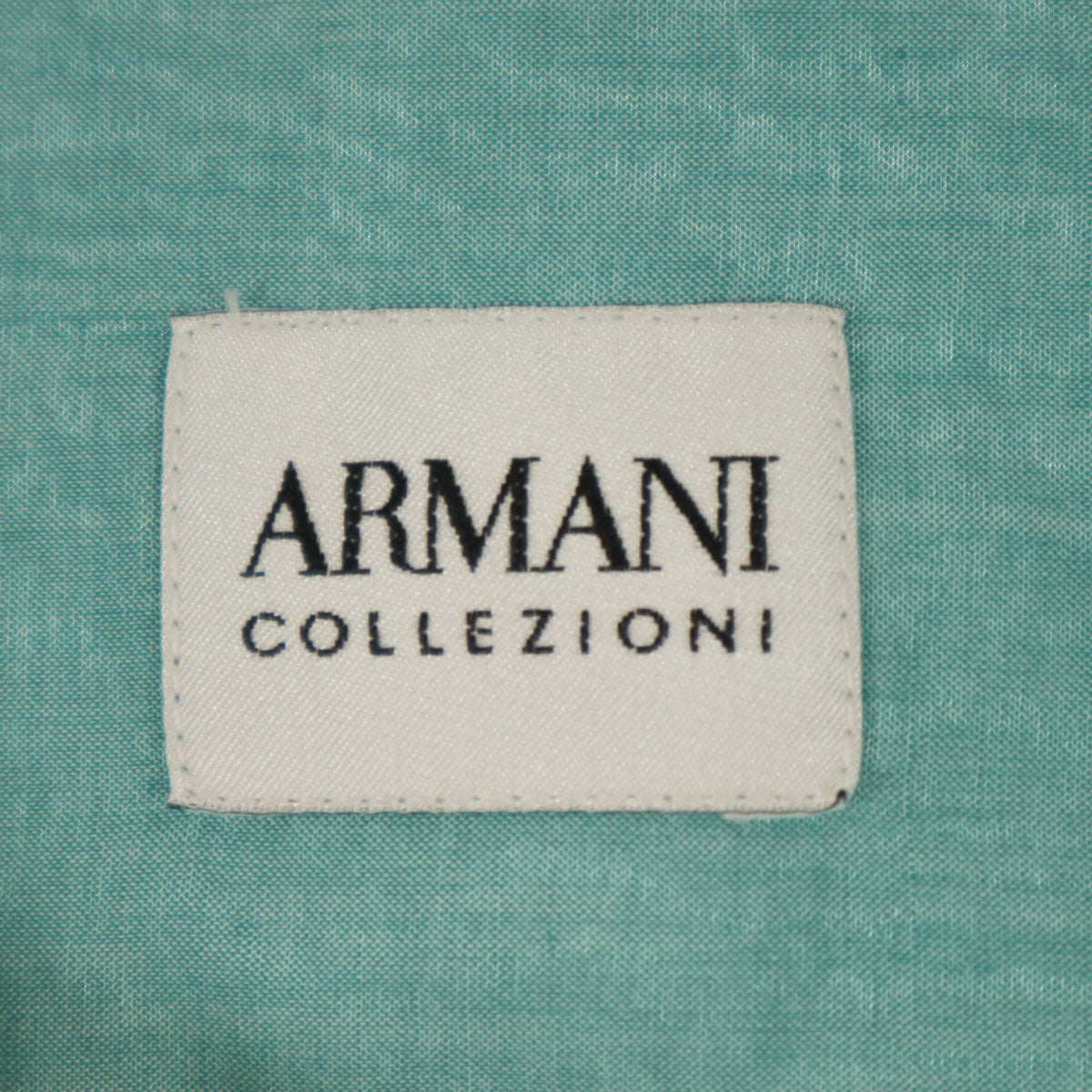 ARMANI COLLEZIONI アルマーニコレッツォーニ 長袖 シャツ M グリーン系 メンズ