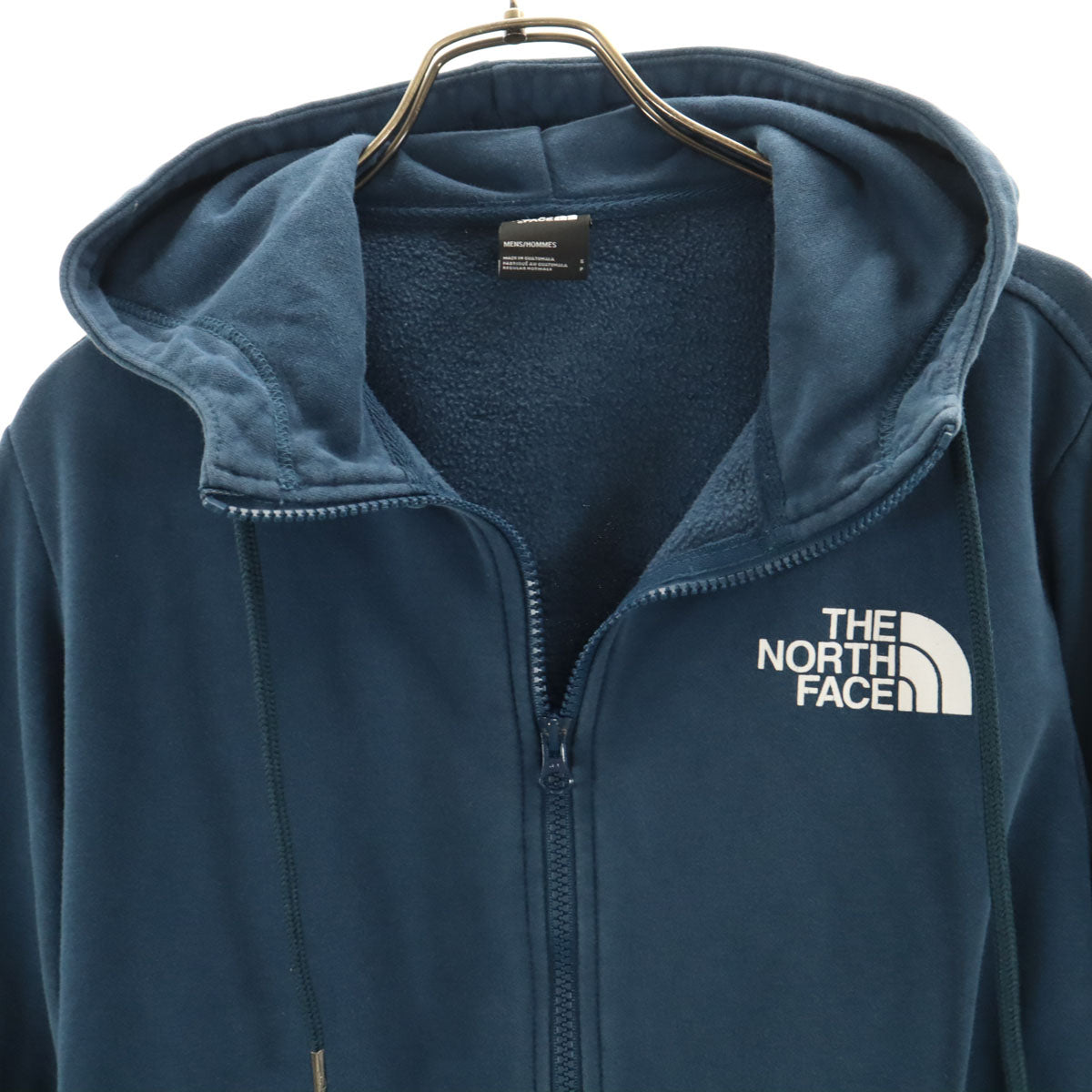 THE NORTH FACE ノースフェイス バックロゴ 長袖 スウェット ジップパーカー S ネイビー A3XA9 アウトドア メンズ