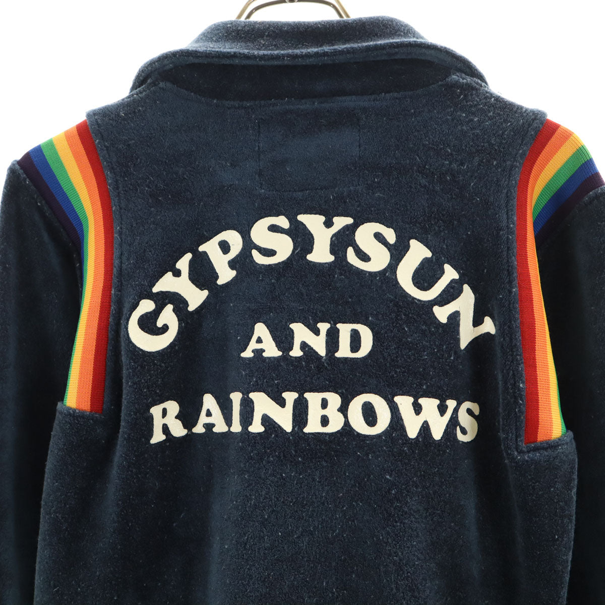 HYSTERIC GLAMOUR ヒステリックグラマー 日本製 パイル ジャケット FREE ネイビー レディース