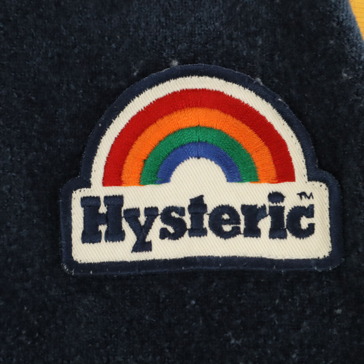 HYSTERIC GLAMOUR ヒステリックグラマー 日本製 パイル ジャケット FREE ネイビー レディース