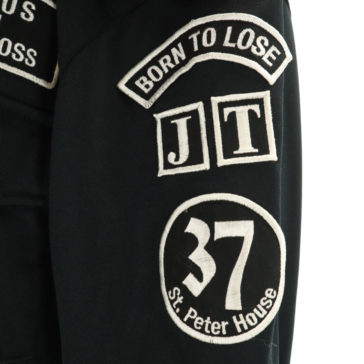 HYSTERIC GLAMOUR ヒステリックグラマー 日本製 長袖 ミリタリーシャツ L ブラック 裏トリコット メンズ