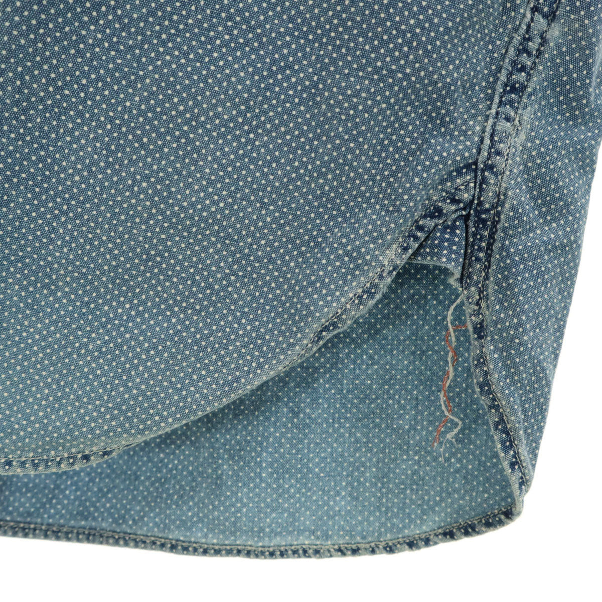 RALPH LAUREN ラルフローレン ドット 長袖 シャツ XS ブルー系 メンズ