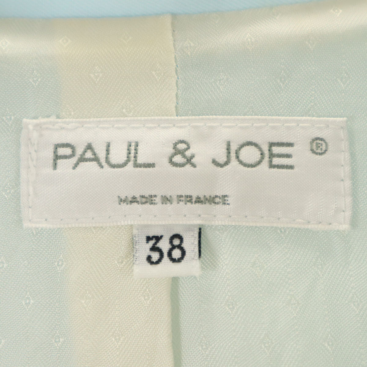 PAUL&JOE ポールアンドジョー フランス製 ジップジャケット 38 ブルー系 レディース