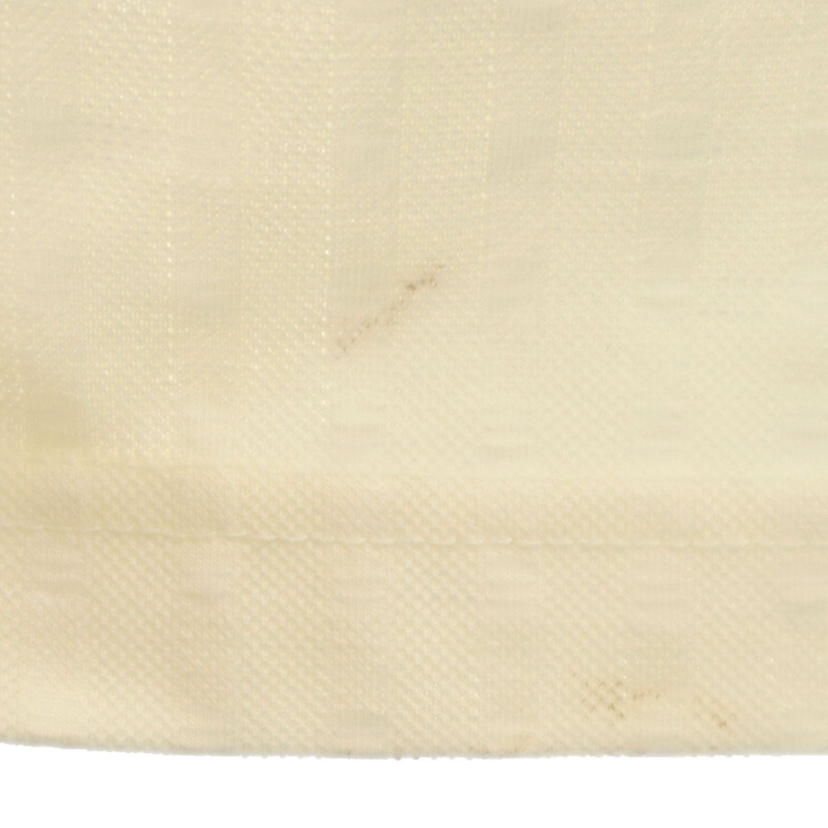 KENZO GOLF ケンゾーゴルフ 90s 日本製 オールド ストライプ 長袖 ポロシャツ 2 クリーム系 鹿の子 レディース