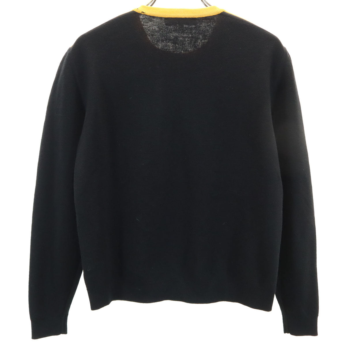 Christian Dior PRET-A-PORTER クリスチャンディオール プレタポルテ 90s オールド 長袖 ヘンリーネック ニット M ブラック セーター レディース