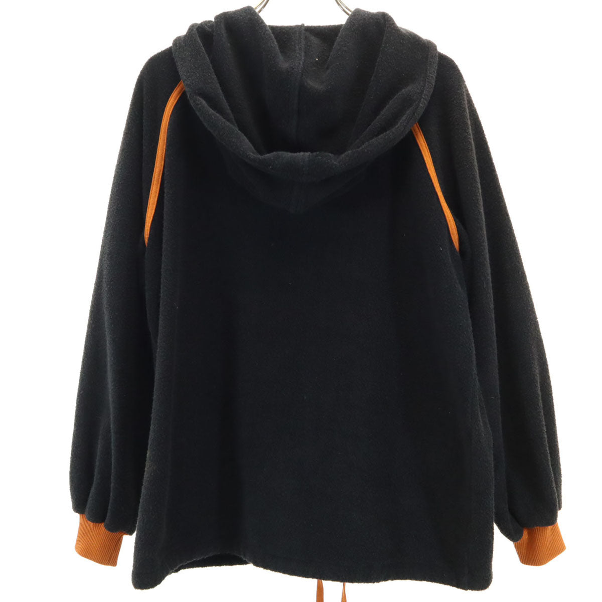 Christian Dior SPORTS クリスチャンディオールスポーツ 90s オールド 長袖 パイル ジップパーカー M ブラック レディース