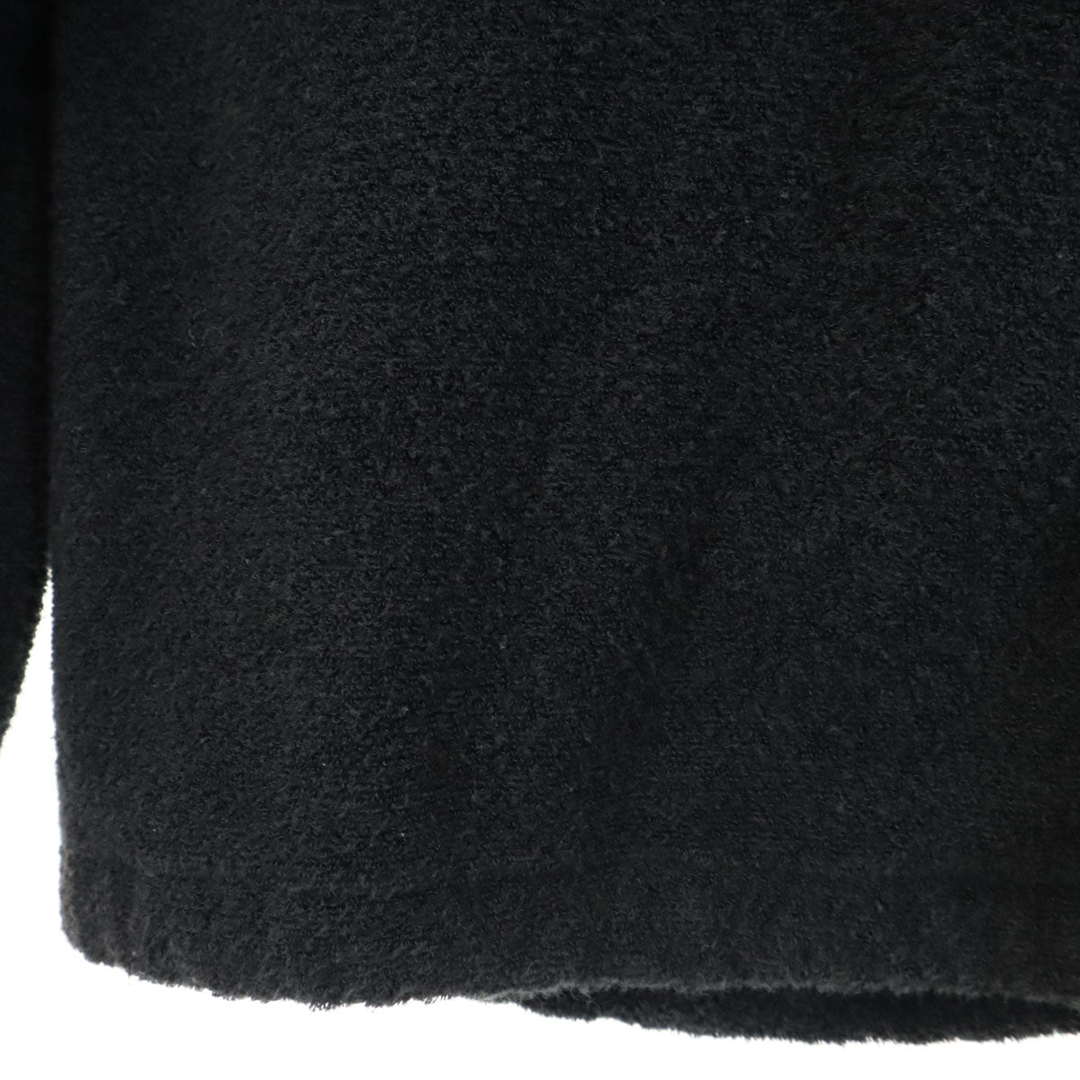 Christian Dior SPORTS クリスチャンディオールスポーツ 90s オールド 長袖 パイル ジップパーカー M ブラック レディース