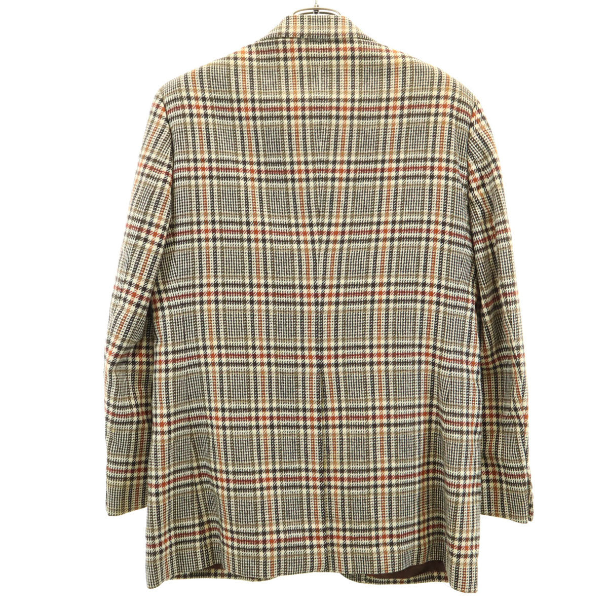 Burberrys バーバリーズ 80s 英国製 ヴィンテージ チェック柄 ツイード テーラードジャケット 38 ベージュ メンズ