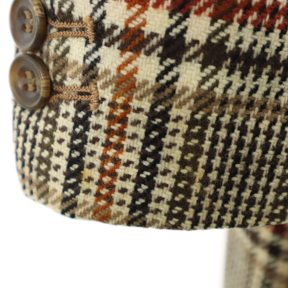 Burberrys バーバリーズ 80s 英国製 ヴィンテージ チェック柄 ツイード テーラードジャケット 38 ベージュ メンズ