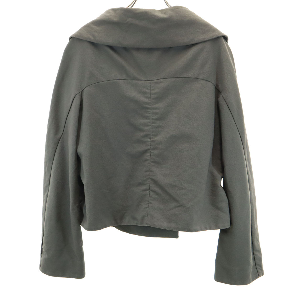 MARNI マルニ イタリア製 ライダースジャケット 36 チャコールグレー レディース