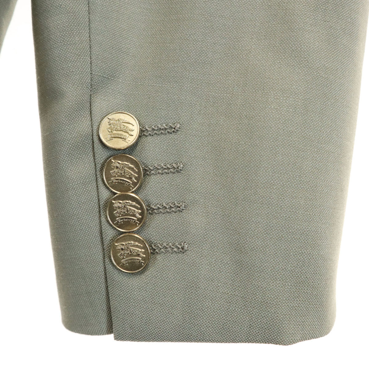 Burberrys バーバリーズ 90s オールド ダブル テーラードジャケット A4 グレー系 メンズ