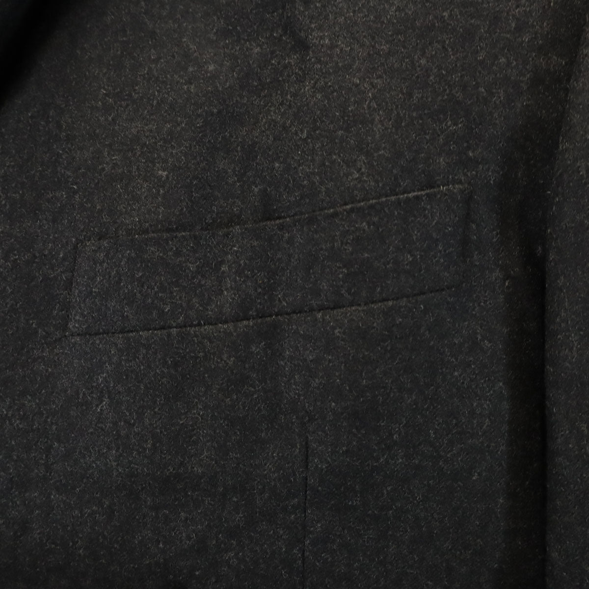 FENDI フェンディ イタリア製 ダブル テーラードジャケット 50 チャコールグレー メンズ